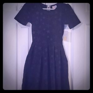 Star Embossed Amelia Dress